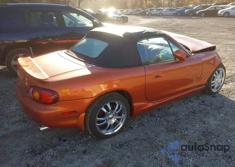 1999 Mazda Mx-5 Miata Leather Pkg/Popular Equipment Pkg/Sports Pkg/Touring Pkg из США, поврежденный, VIN JM1NB3532X0118999